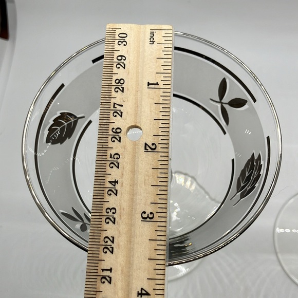 Libbey Silver Leaf Champagne Glasses Set of 2 - Picture 10 of 10